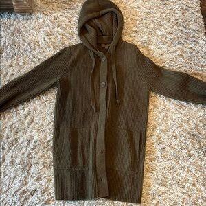 Barefoot Dreams CozyChic Olive Cardigan